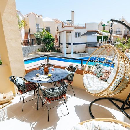 Amazing Renovated Pool View Apt, Aircon, 2 Min To Fanabe Beach أذيخي المظهر الخارجي الصورة