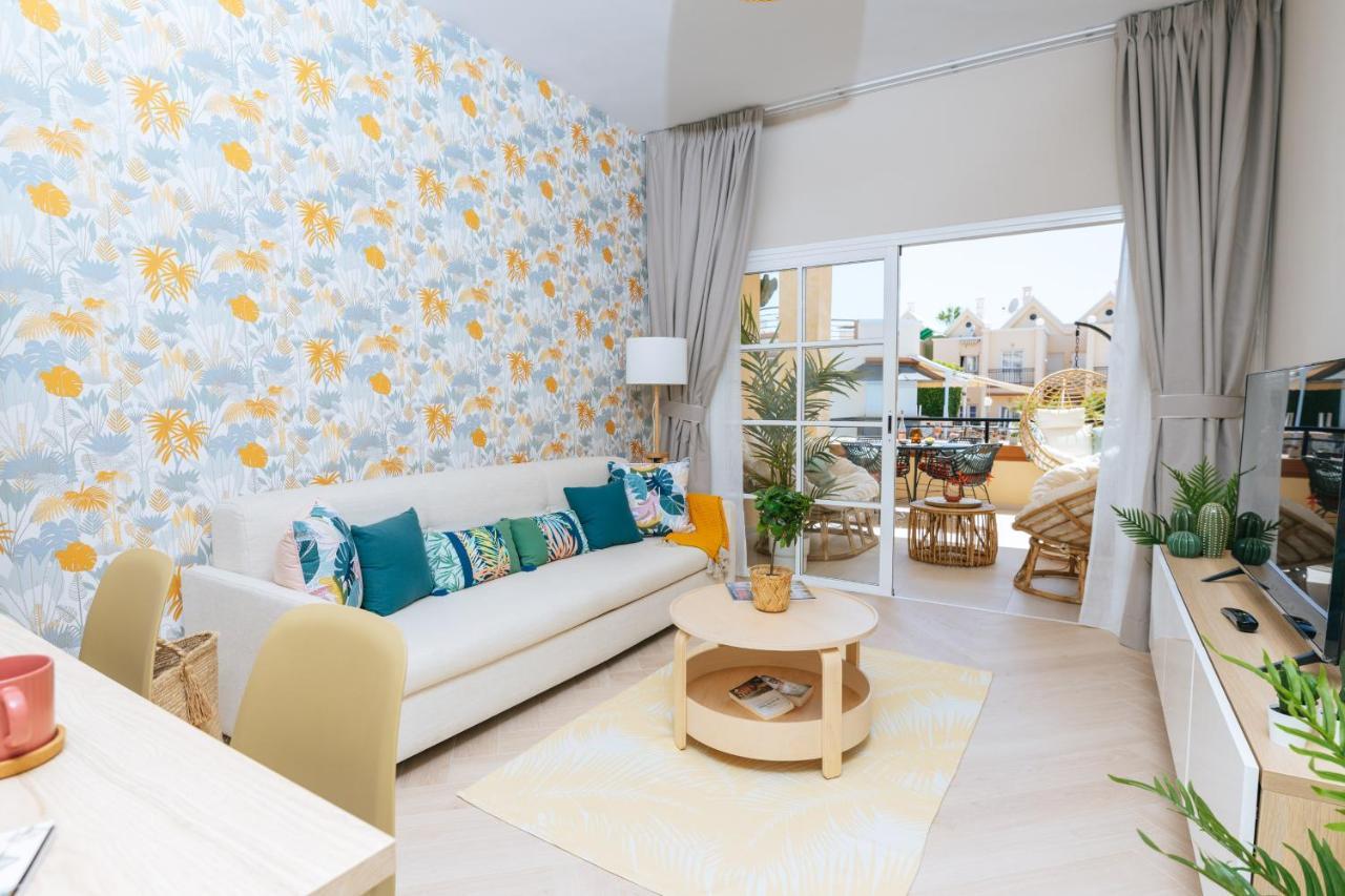 Amazing Renovated Pool View Apt, Aircon, 2 Min To Fanabe Beach أذيخي المظهر الخارجي الصورة
